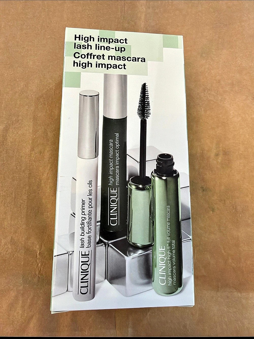 Clinique High Impact Lash Line-Up Trio Gift Set Black Mascara